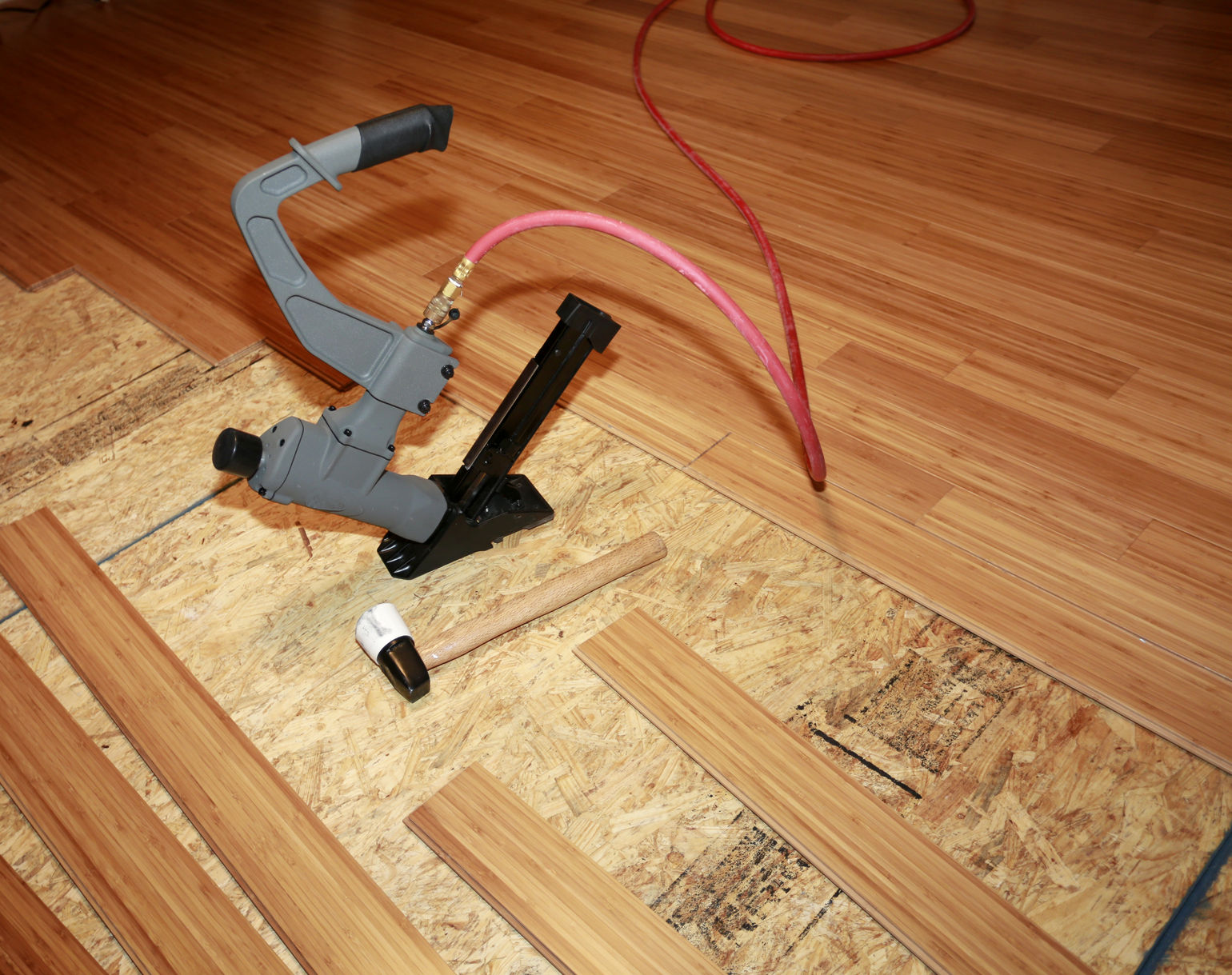 installing hard-wood flooring